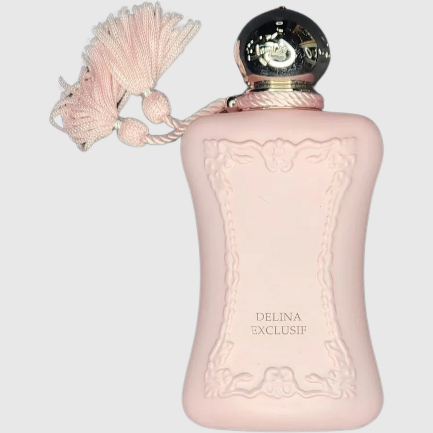 Parfums de Marly - Delina Exclusif perfume bottle on a light grey background