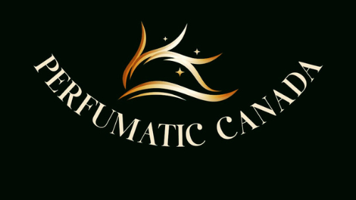 Logo of Perfumatic Canada on a black background